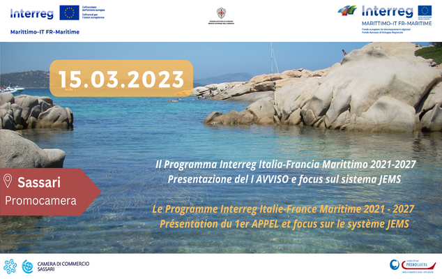 Région Sardaigne - Événement de présentation de l'appel I du programme à Sassari